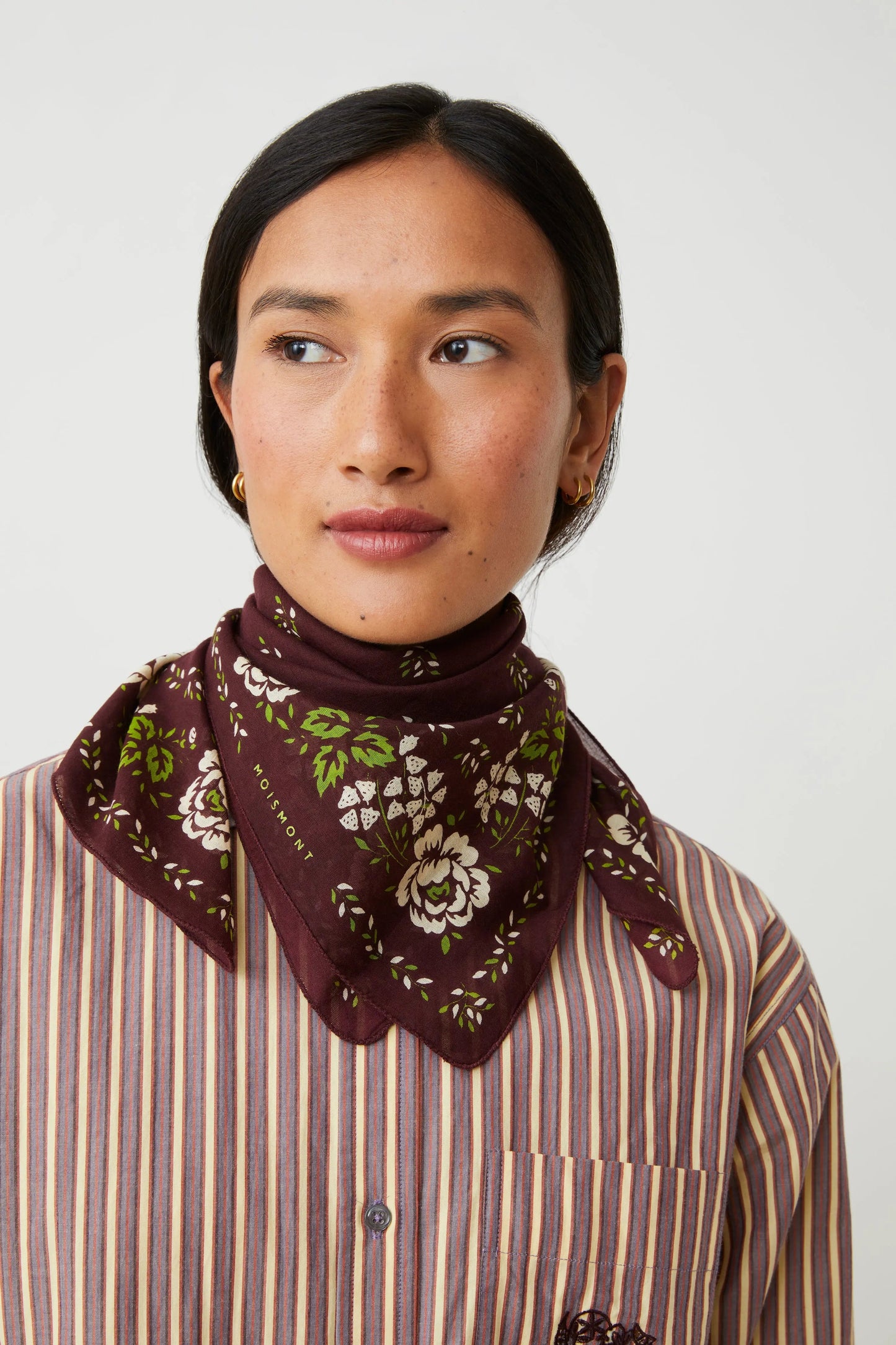 Scarf Fichu 652 Garnet