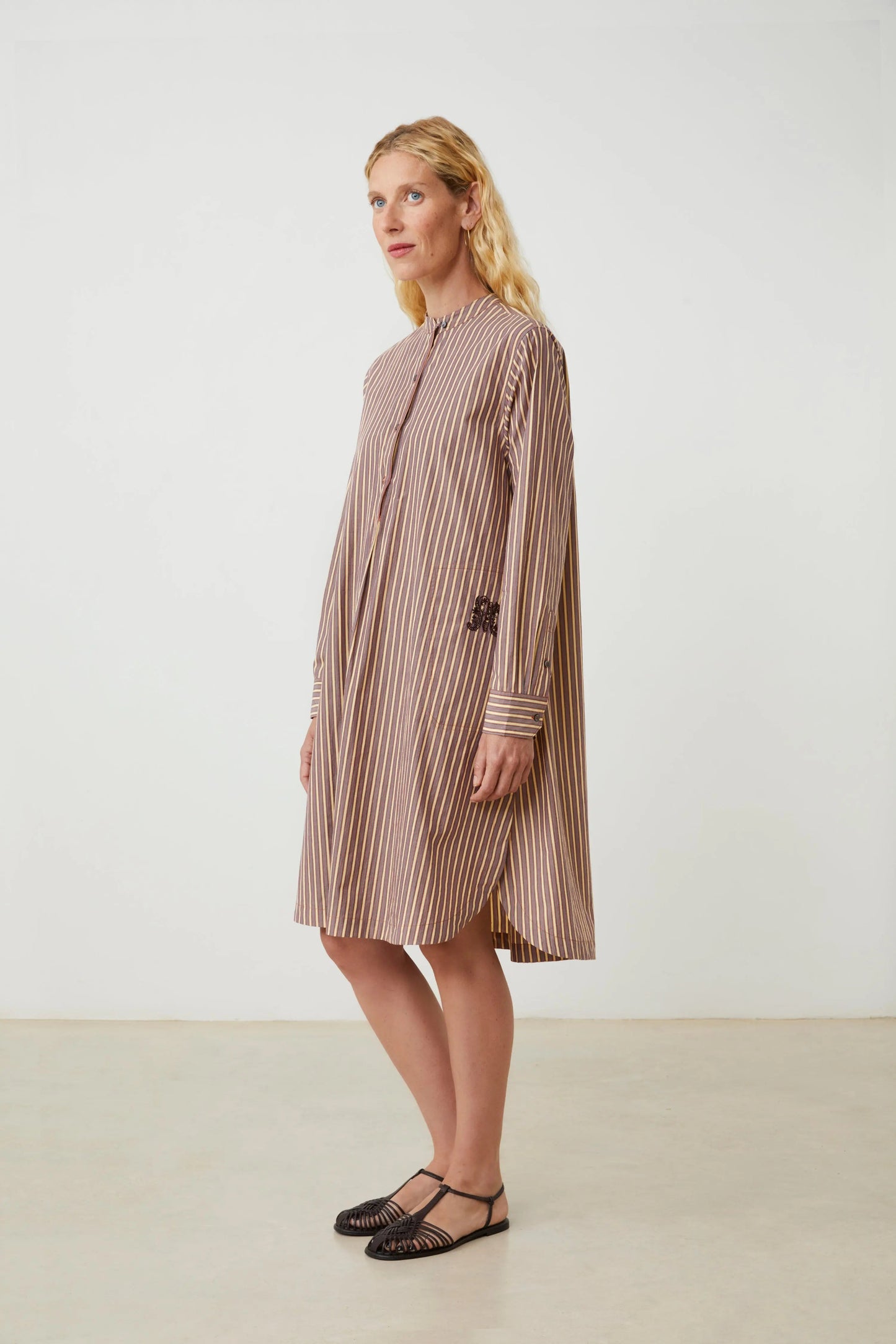 Dress Martine 784 Pop-Stripes-Garnet