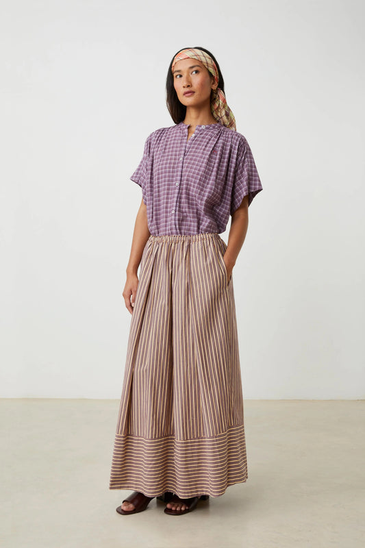 Skirt Paule 836 Pop-Stripes-Garnet