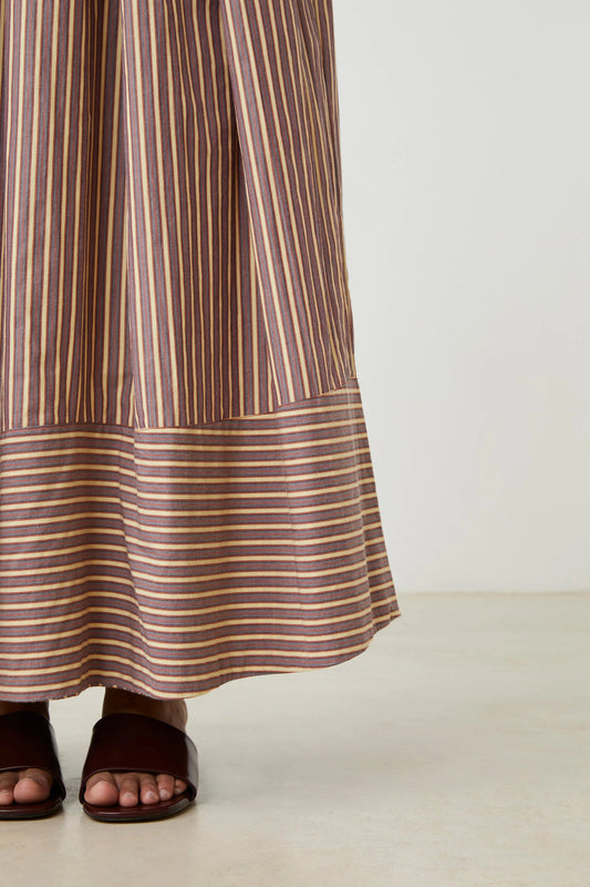 Skirt Paule 836 Pop-Stripes-Garnet