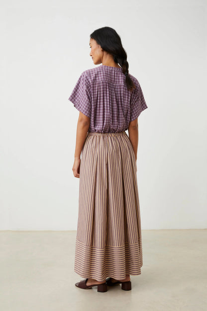 Skirt Paule 836 Pop-Stripes-Garnet