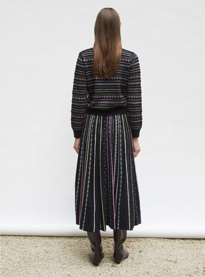 Cardigan Bridge3 Deep-Black-Multi