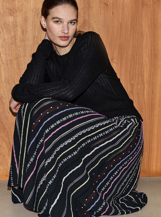 Skirt Daiquiri Deep-Black-Multi