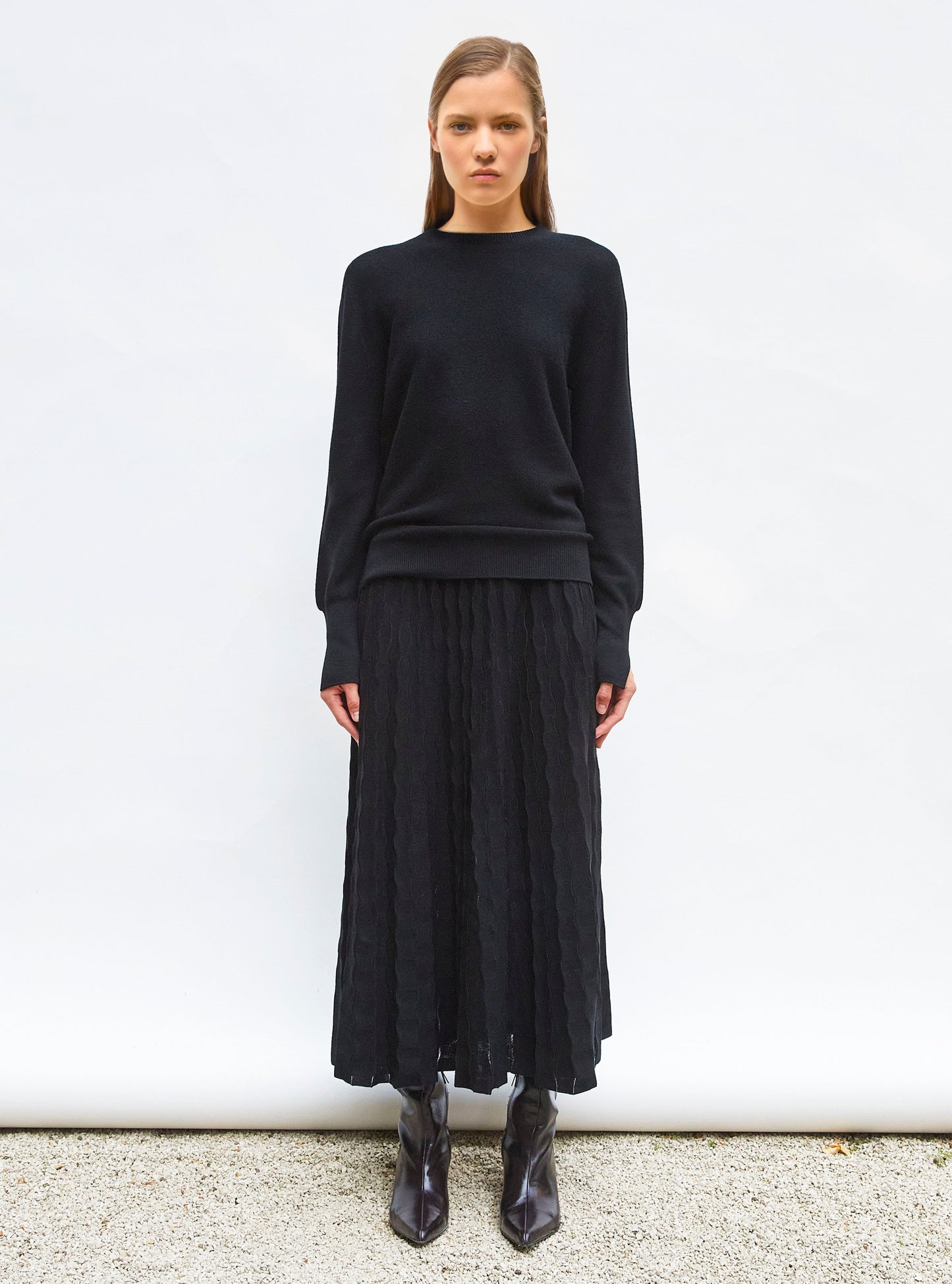 Skirt Delicate Deep-Black