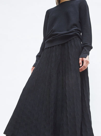 Skirt Delicate Deep-Black