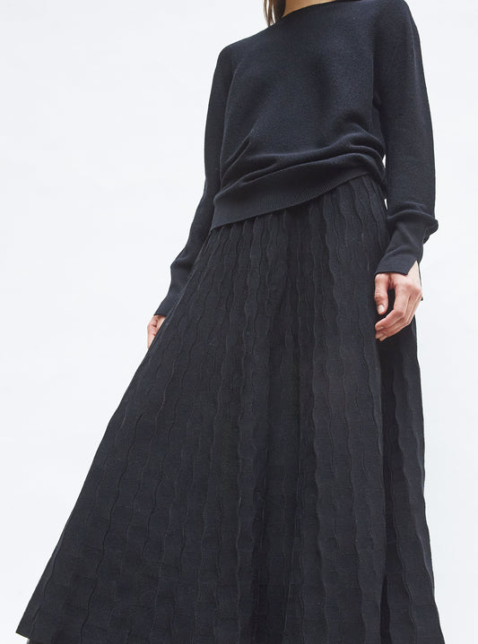Skirt Delicate Deep-Black