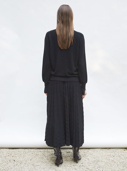 Skirt Delicate Deep-Black