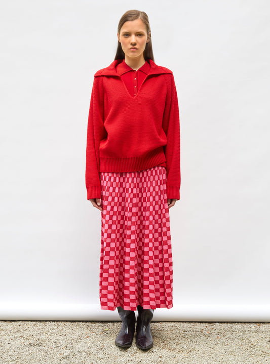 Skirt Delicate Neon-Pink-Bright-Red