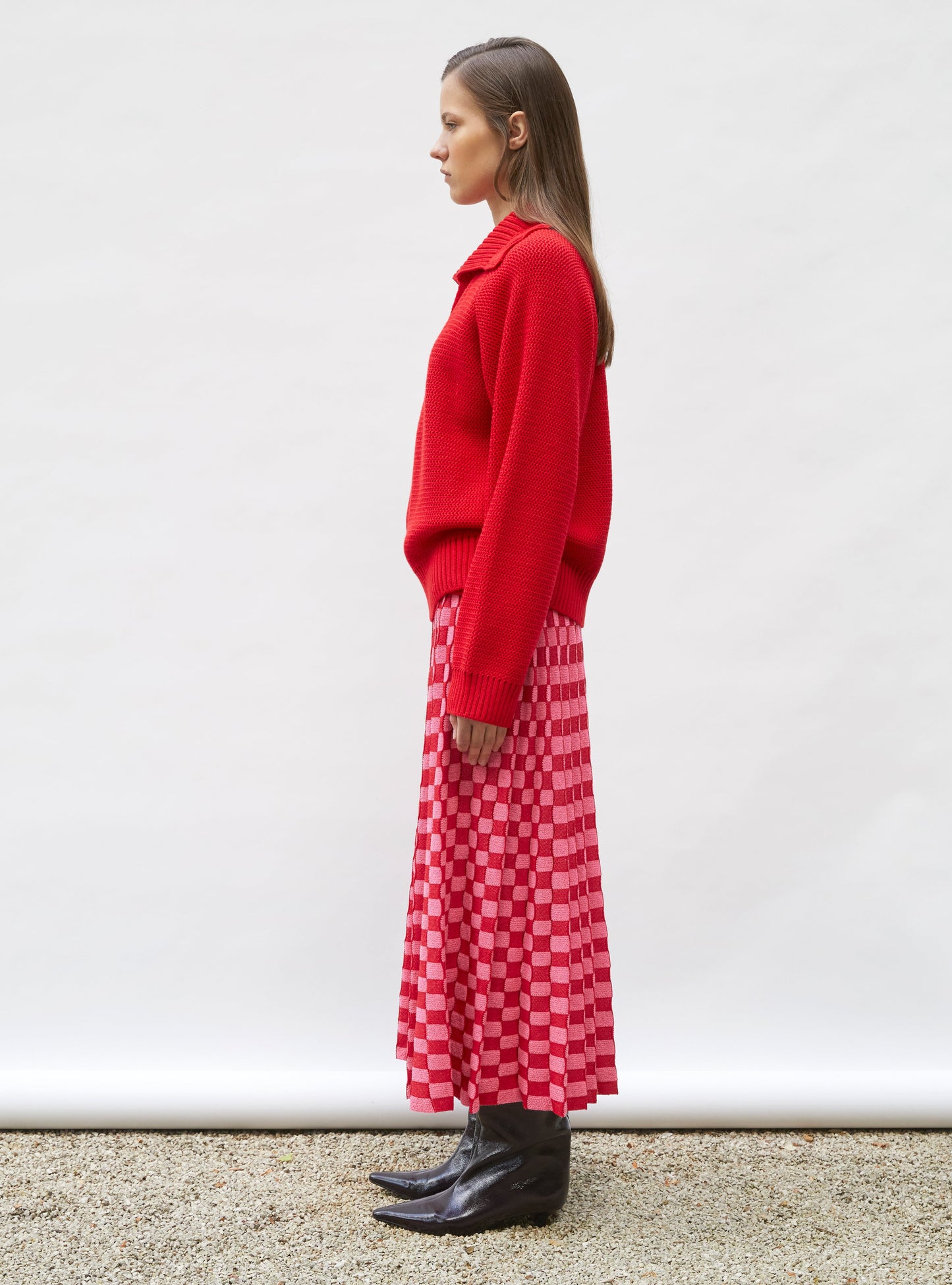 Skirt Delicate Neon-Pink-Bright-Red