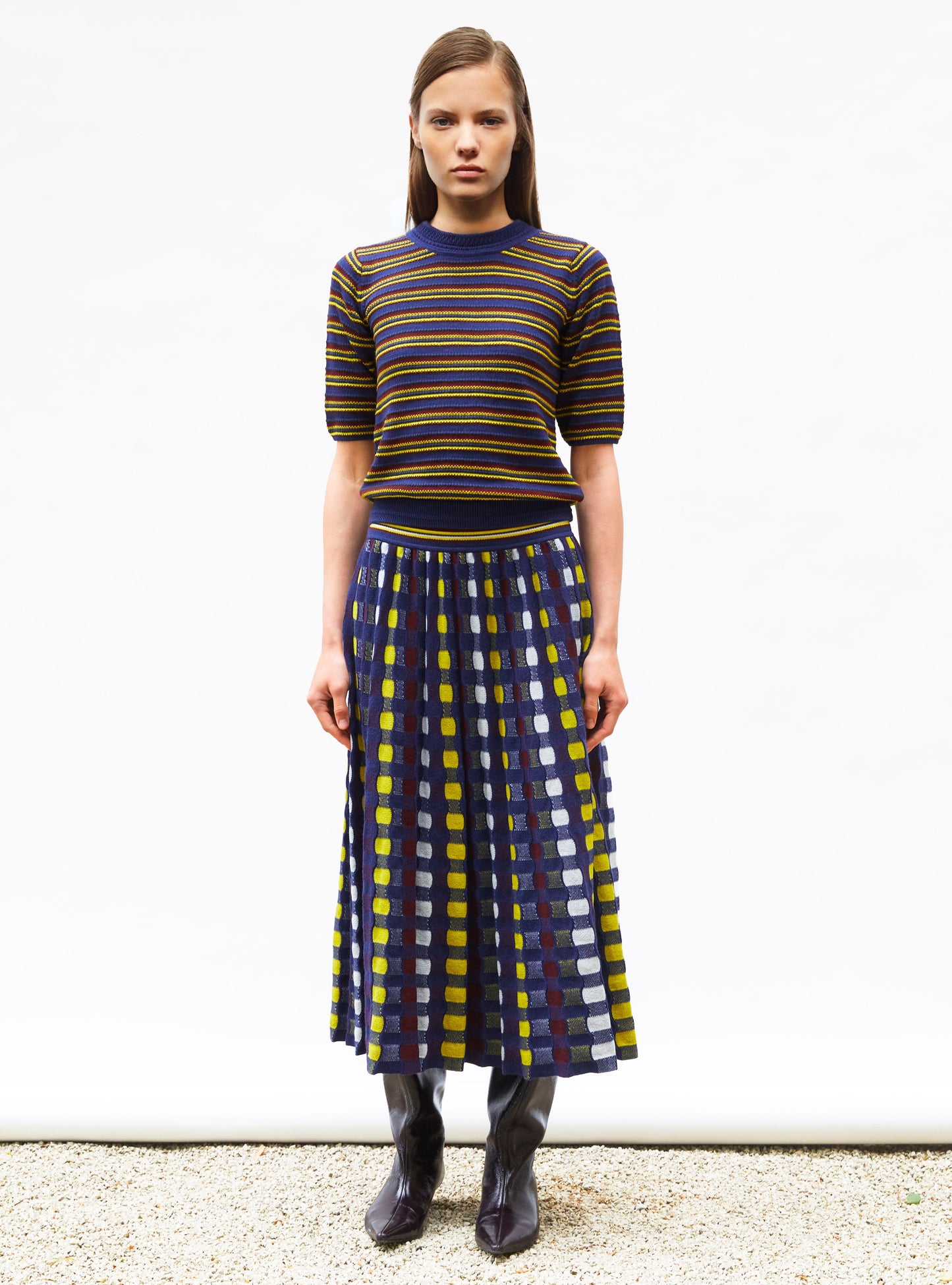 Skirt Delicate3 Indigo-Multi-2