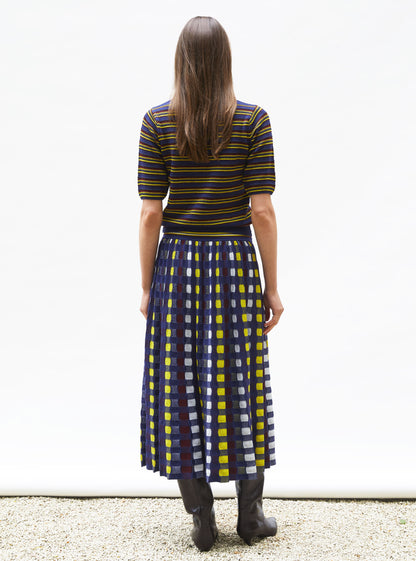 Skirt Delicate3 Indigo-Multi-2