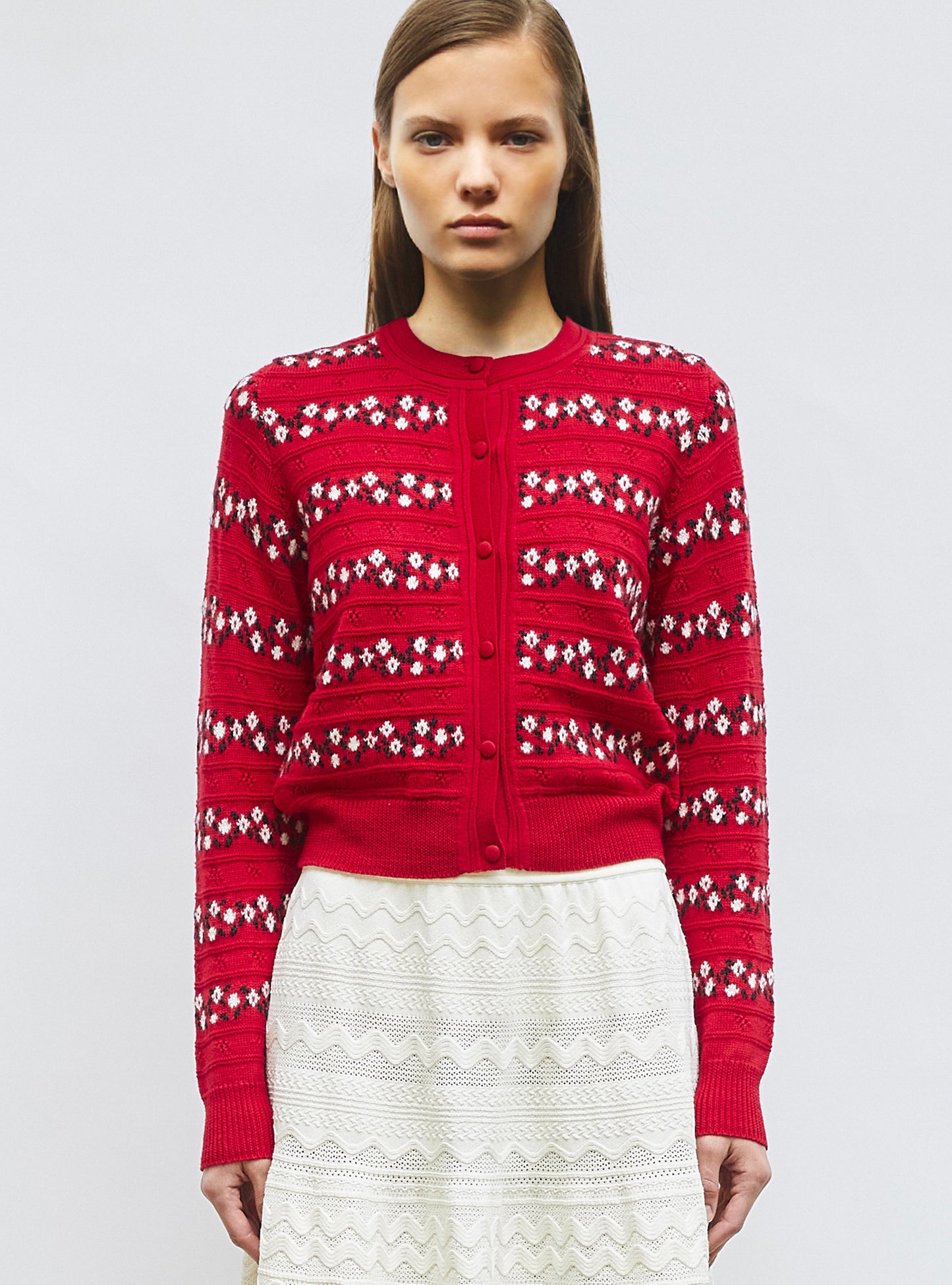 Cardigan Dessert Garance-Red