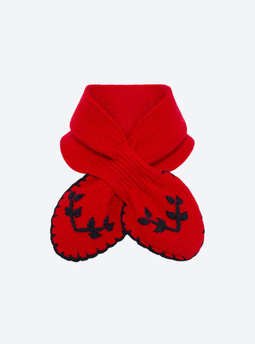 Scarf Dolce Garance-Red-Midnight