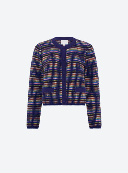 Cardigan Donut Indigo-Multi