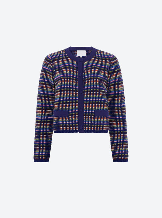 Cardigan Donut Indigo-Multi