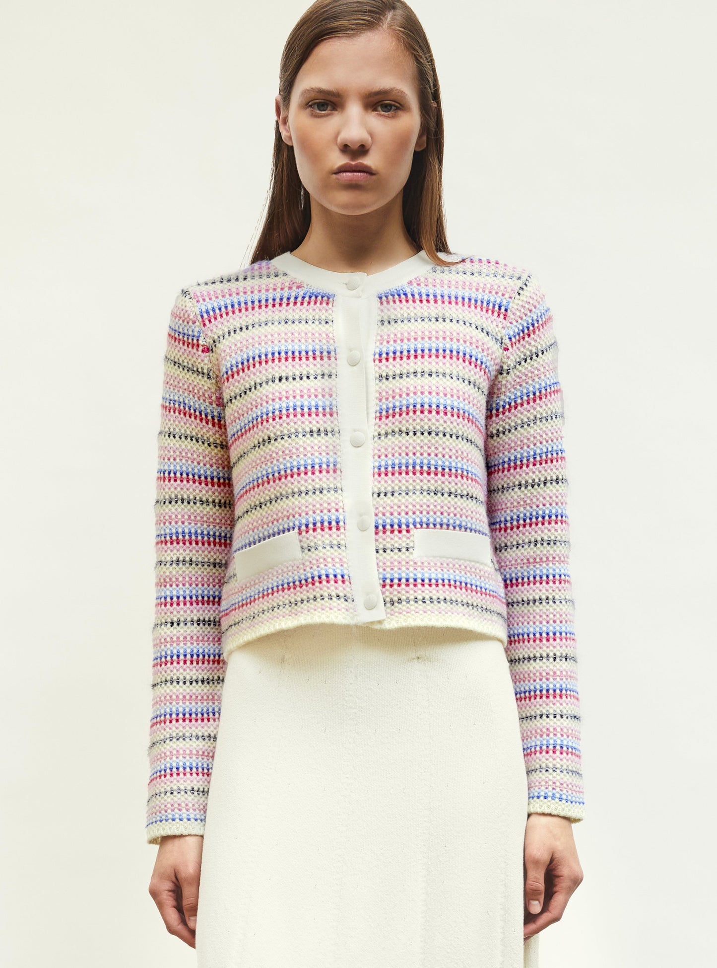 Cardigan Donut Milk-Multi