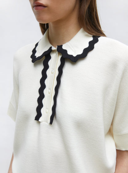 Pullover Duc Natural-Deep-Black