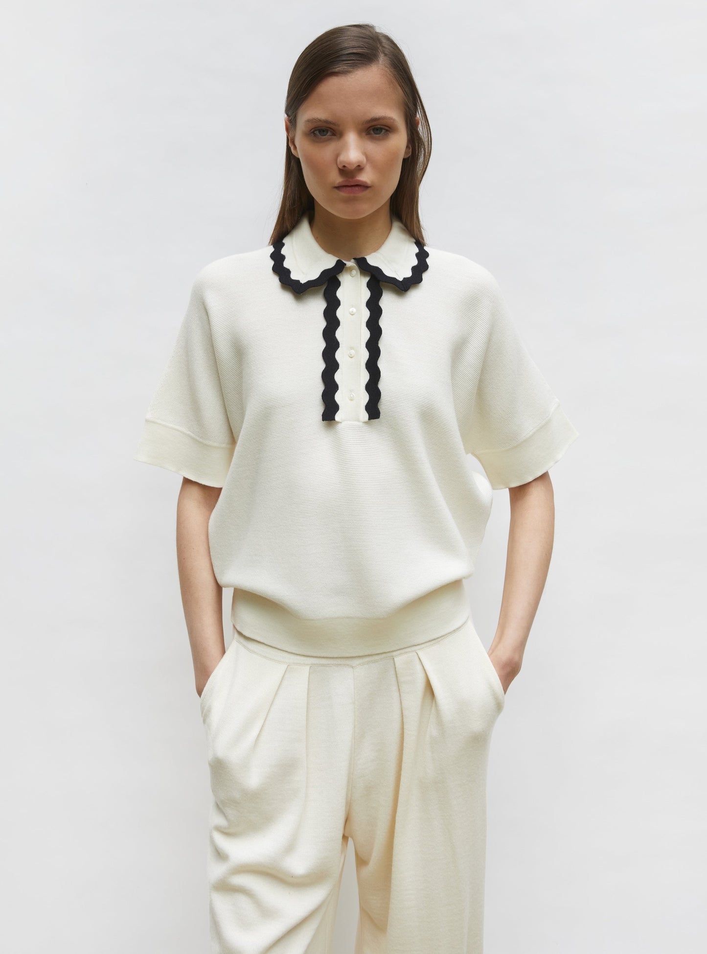 Pullover Duc Natural-Deep-Black