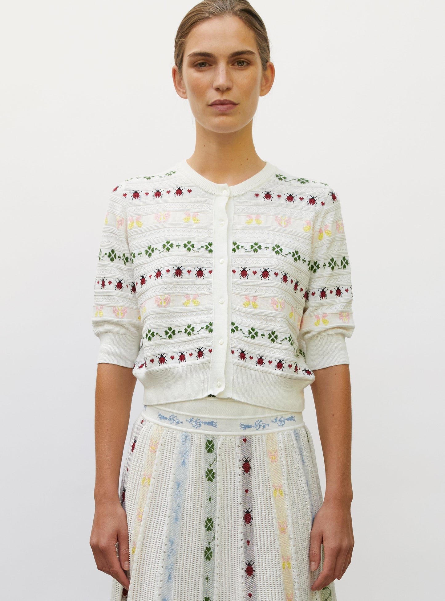 Cardigan Espoir Milk-Multi