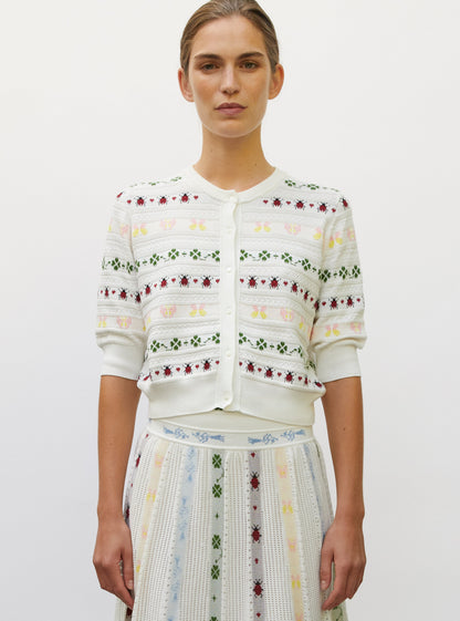 Cardigan Espoir Milk-Multi