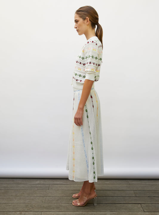 Cardigan Espoir Milk-Multi