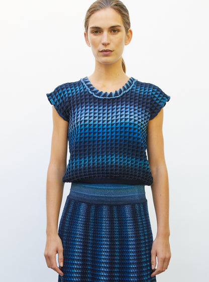 Molli Women's Pullover Etincelle Organic Cotton Wool Knit - Midnight-Denim