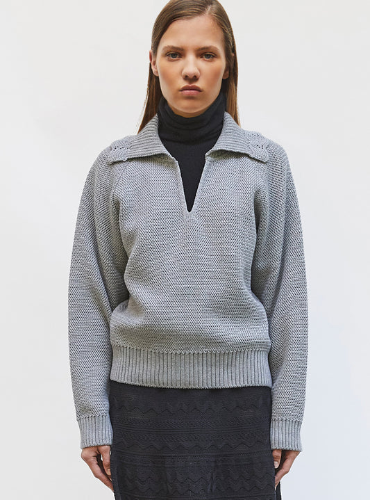 Pullover Santo3 Medium-Grey