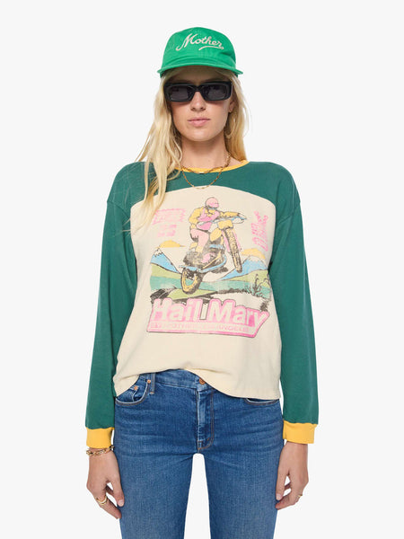 MOTHER Speedway Sweatshirt | Color-Block Cotton Tee – RUE MADAME