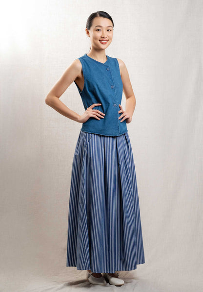 Skirt 19323 White-Blue
