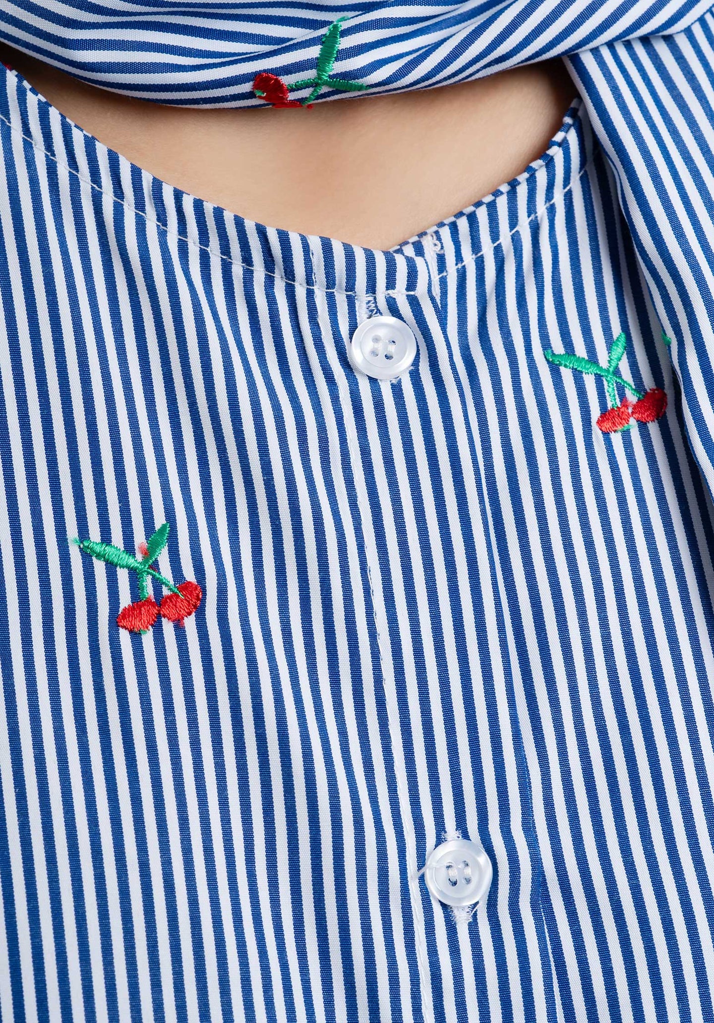 Blouse 13215 Pn33 Blue-Stripe