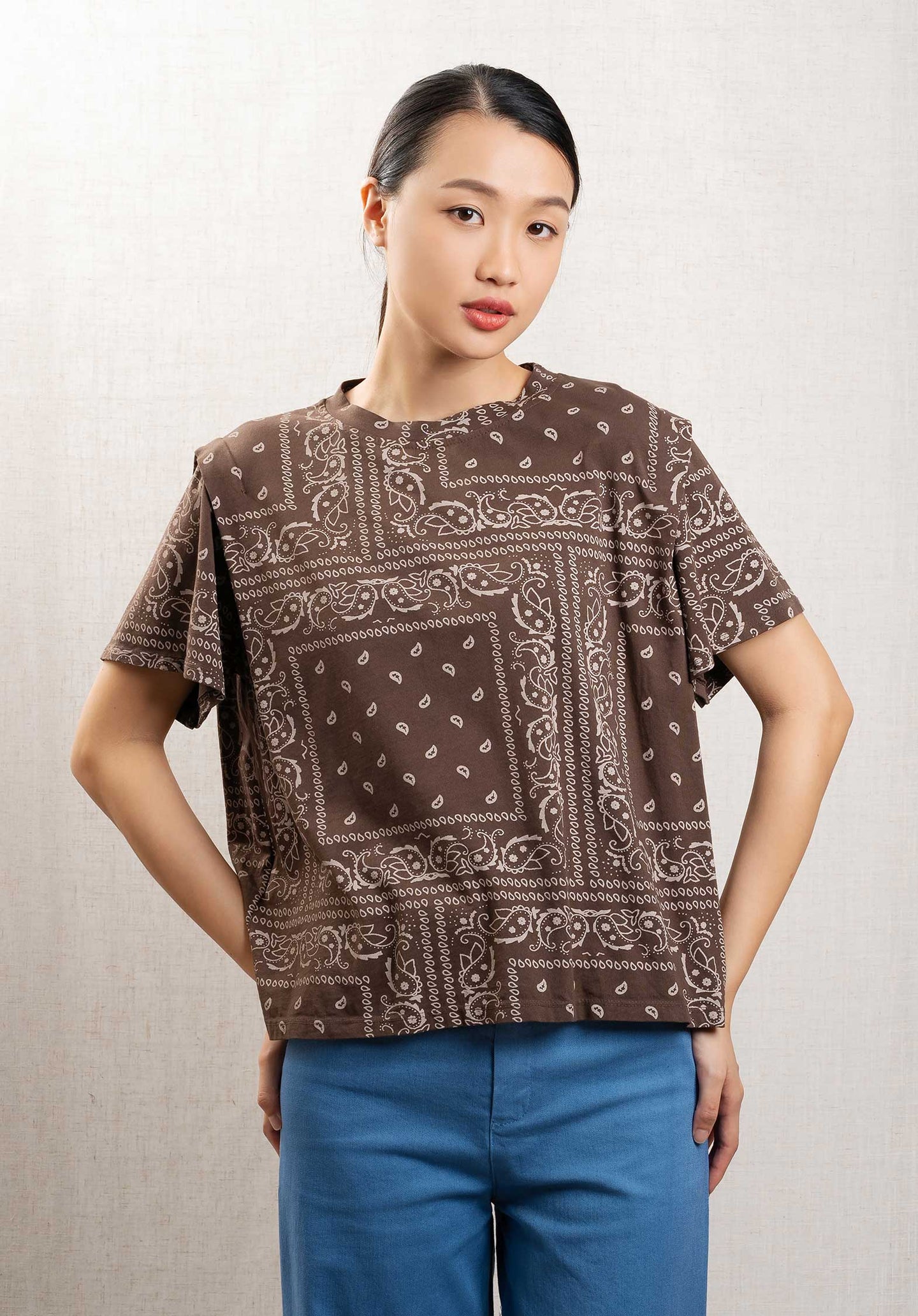 Tshirt 12124 Dark-Brown