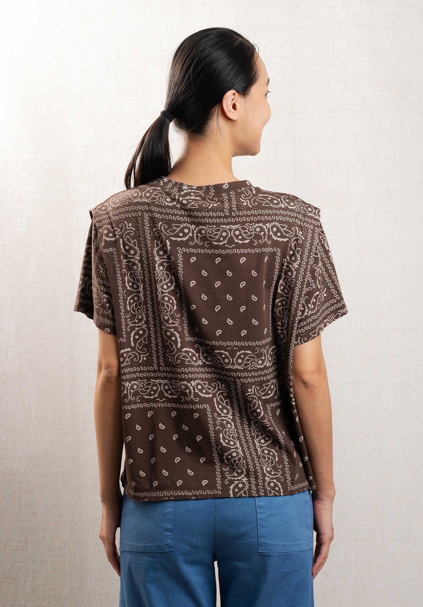 Tshirt 12124 Dark-Brown