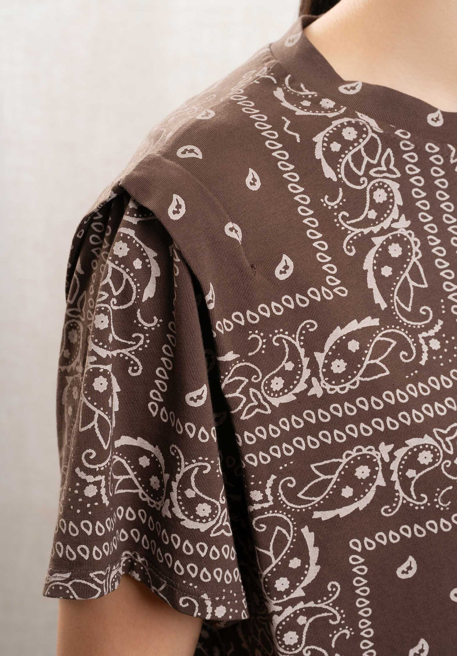 Tshirt 12124 Dark-Brown