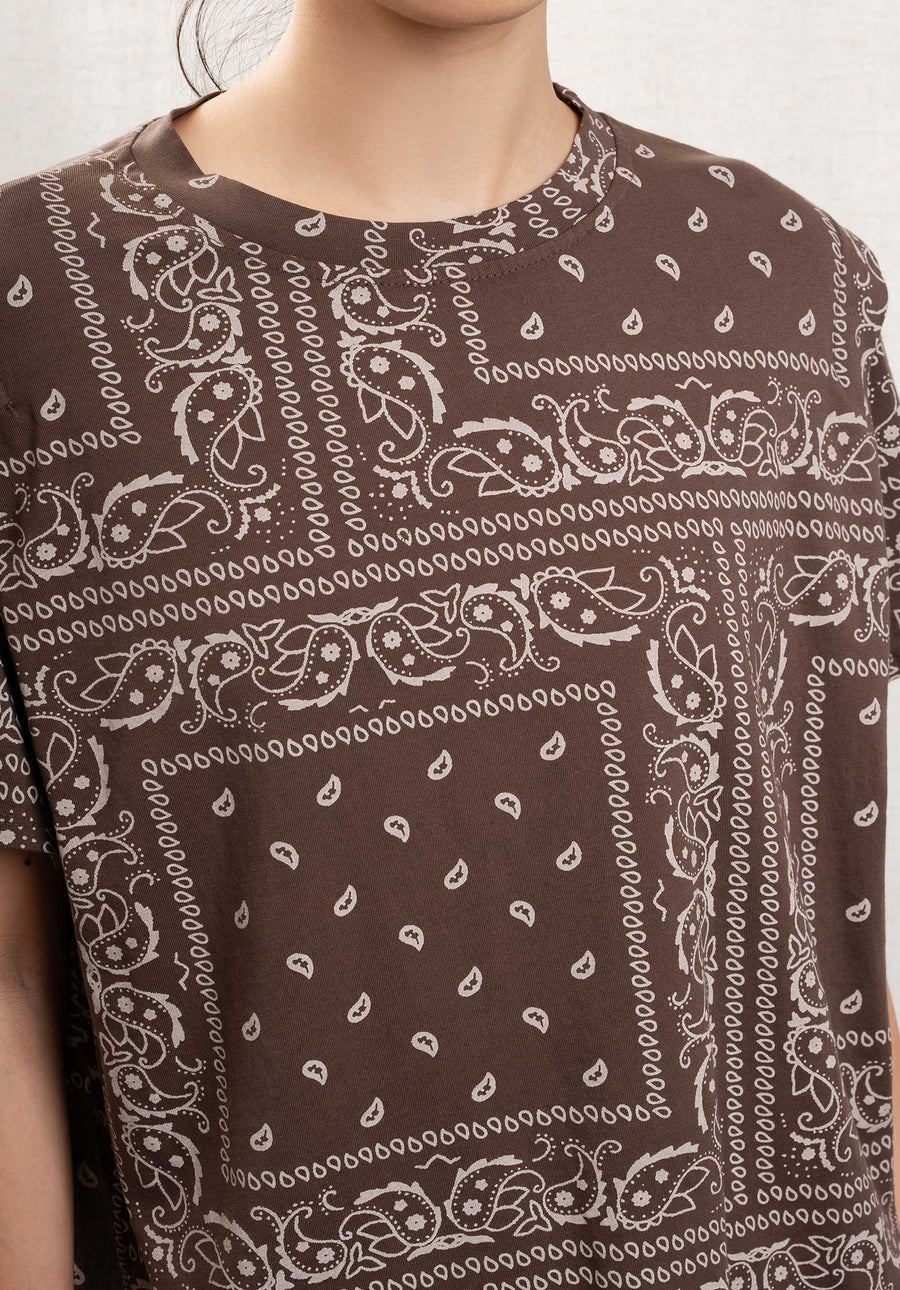 Tshirt 12124 Dark-Brown