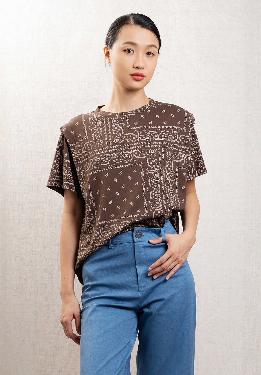 Tshirt 12124 Dark-Brown