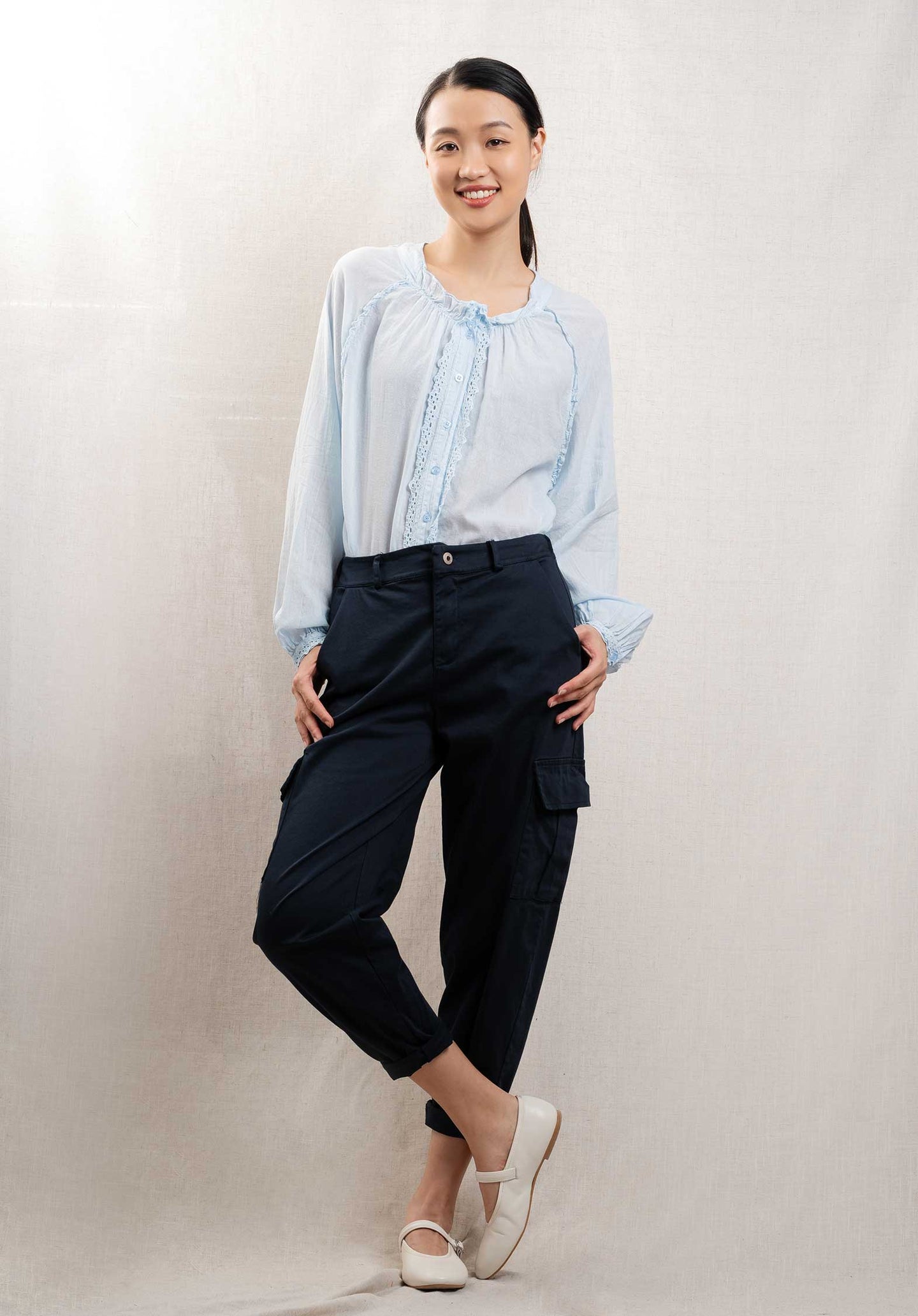 Blouse 1100521 Light-Blue