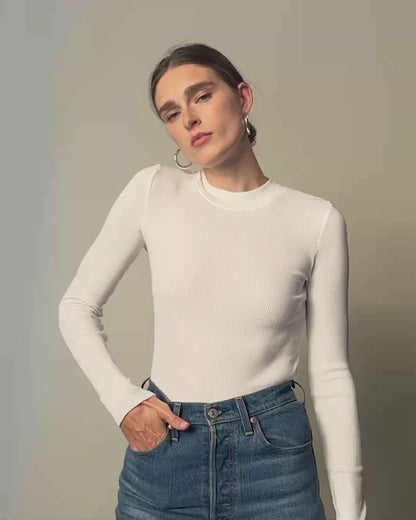 Turtleneck Jersey Gina White