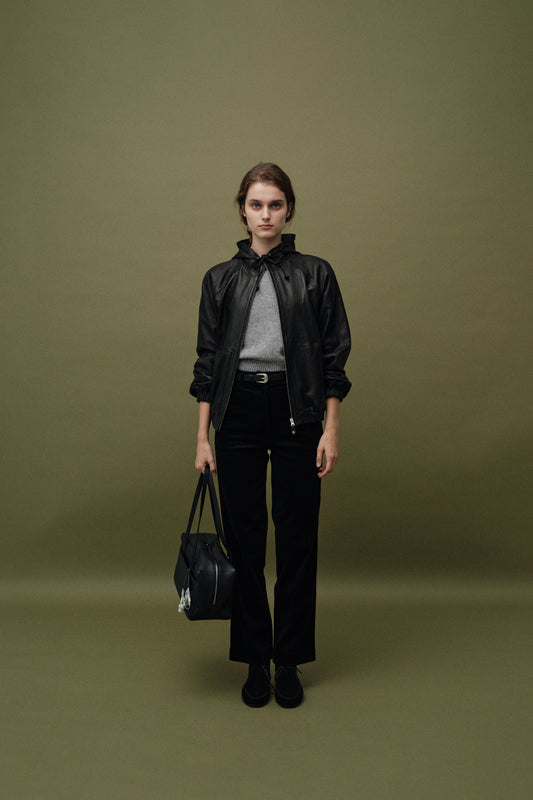 Jacket Hood Blouson Jkt Black