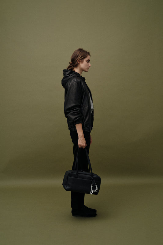 Jacket Hood Blouson Jkt Black