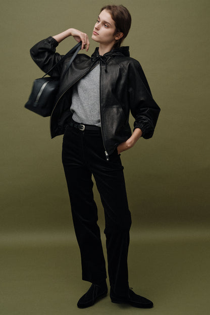 Jacket Hood Blouson Jkt Black