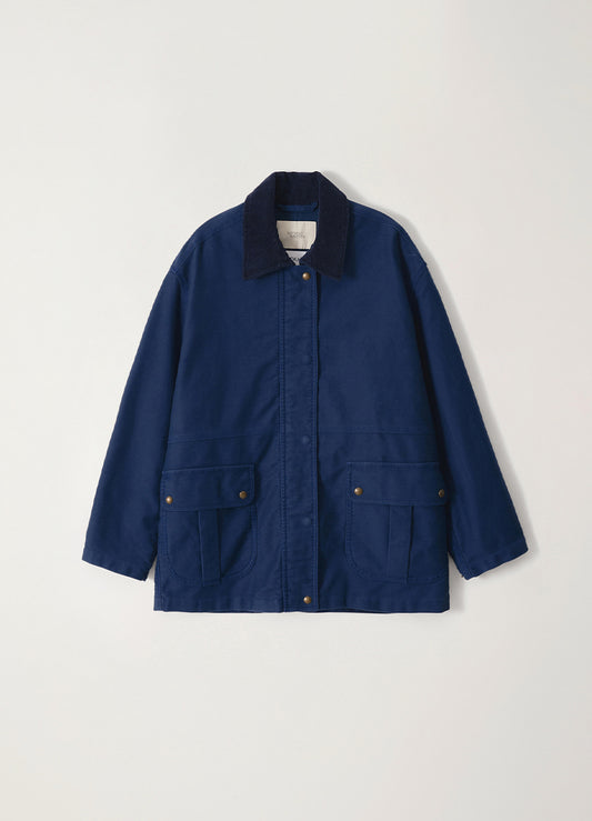 Coat Mole Skin Hunt J Blue