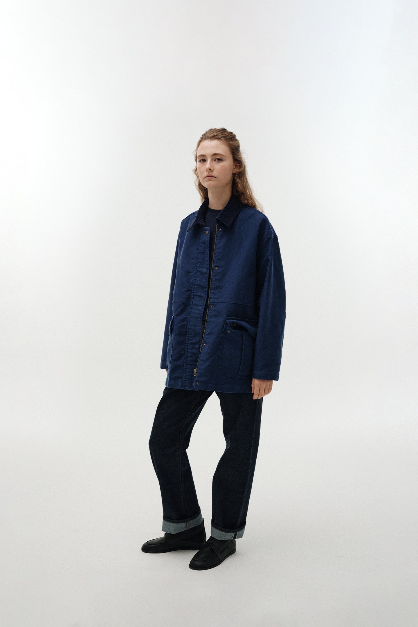 Coat Mole Skin Hunt J Blue