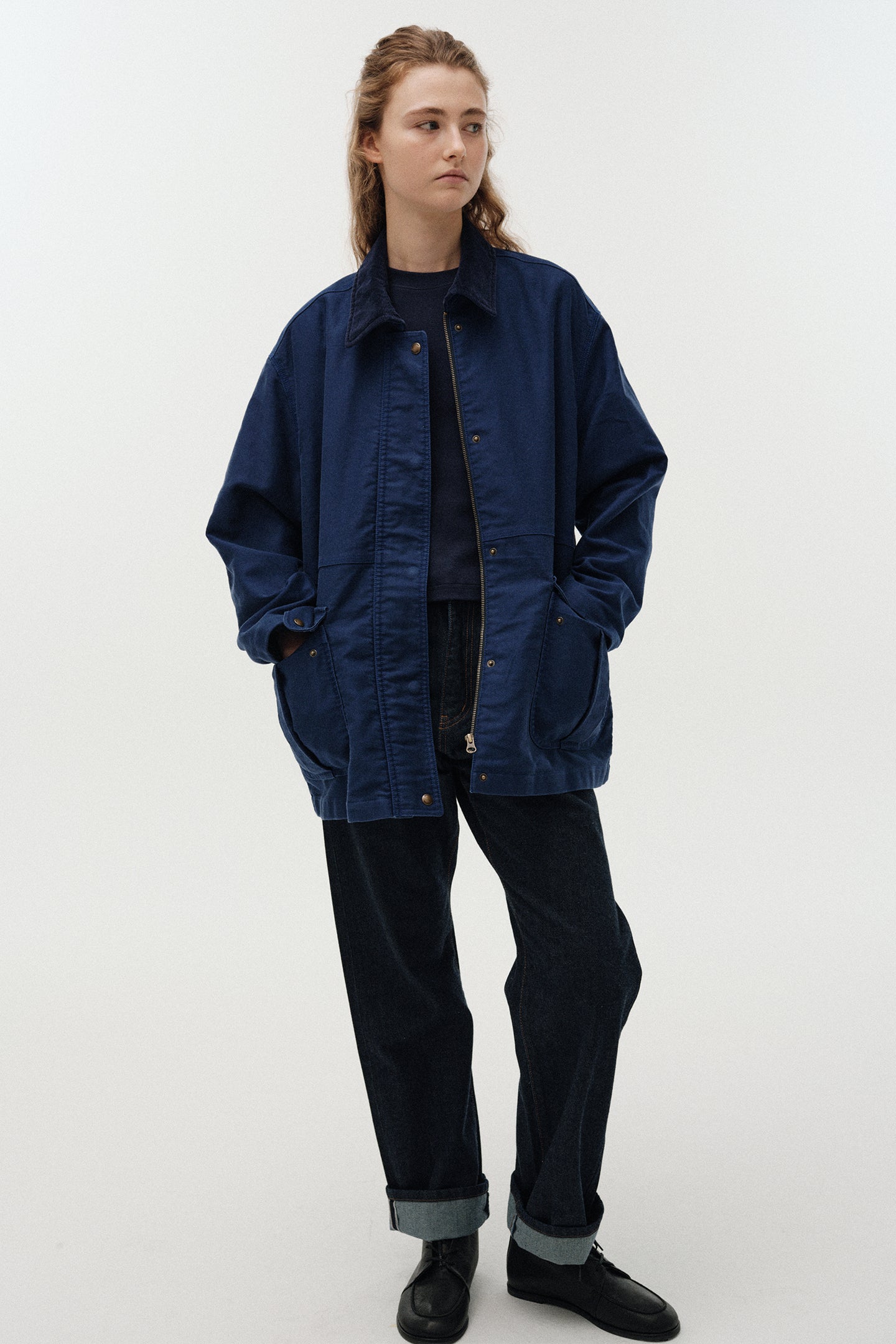 Coat Mole Skin Hunt J Blue