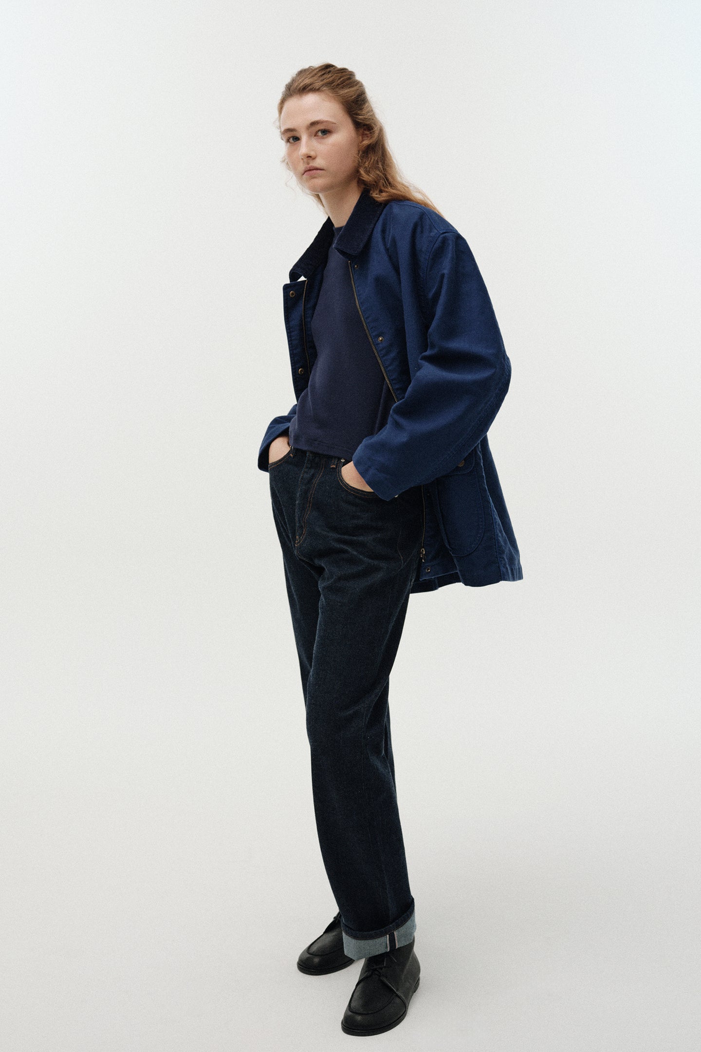 Coat Mole Skin Hunt J Blue