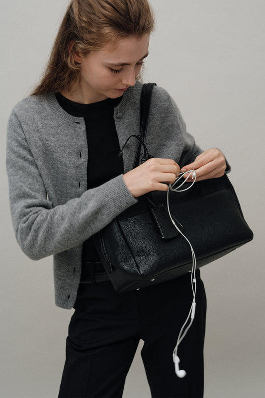 Shoulder Bag Pocket Shoulder Black