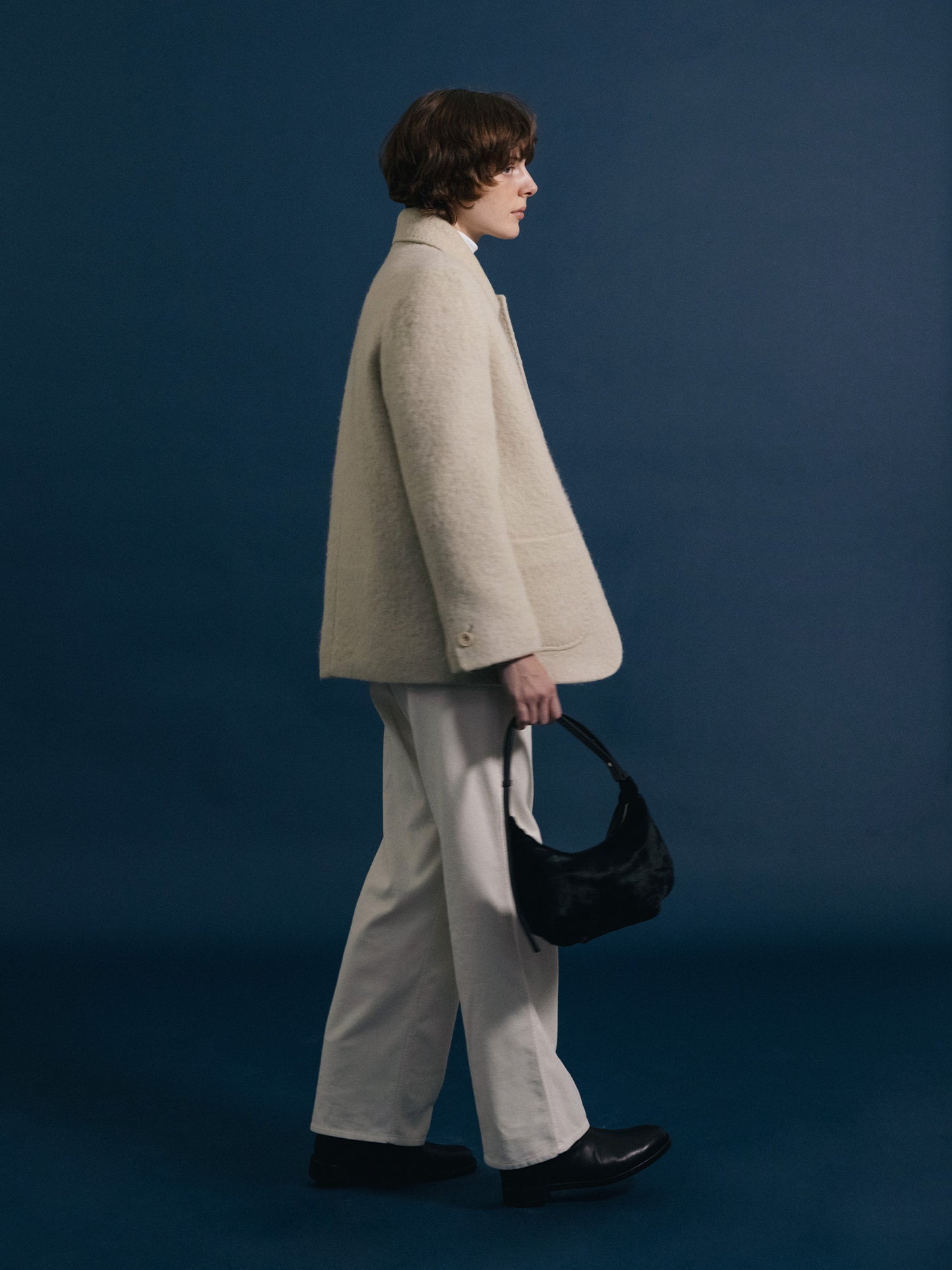 Shoulder Bag Shoulder Mini Black-Suede