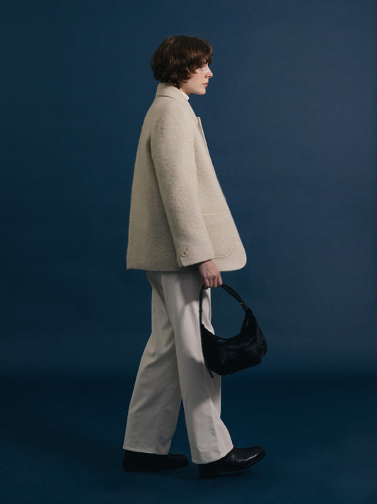 Shoulder Bag Shoulder Mini Black-Suede