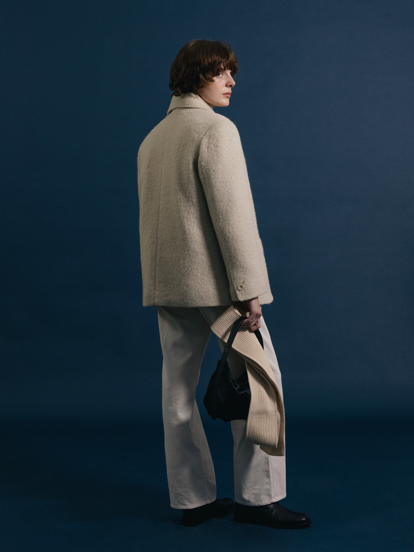 Shoulder Bag Shoulder Mini Black-Suede