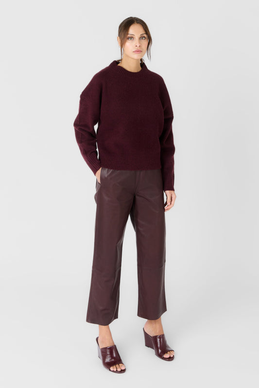 PARIENTE-740 SARAH PANT LAMB-DARK WINE_03.jpg