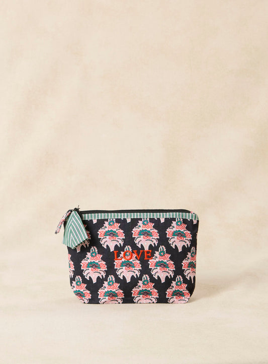 Women's Pouch Cosmetic Organizer Cotton - Natural Beige Indy